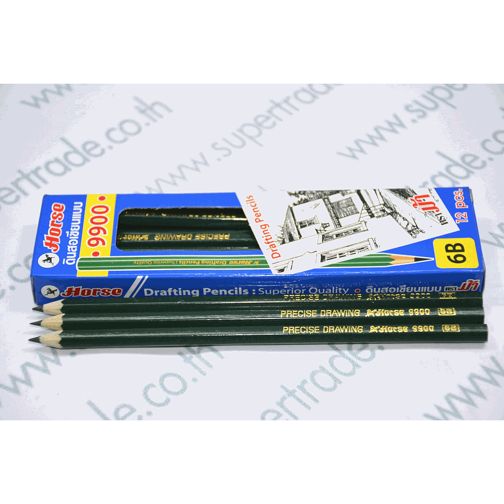 ดินสอดำม้าH-9900 6B (144/20)