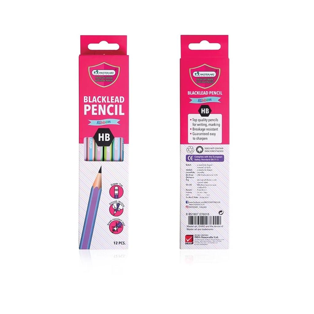 ดินสอแรเงามาสเตอรอาร์ต RIBBON HB (ห่อ1กุรุสลัง20กรุส)(ราคาขึ้น2/7/65)
