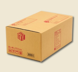 กล่องไปรษณีย์ เบอร์ E ขนาด : 24 x 40 x 17 cm.(20)