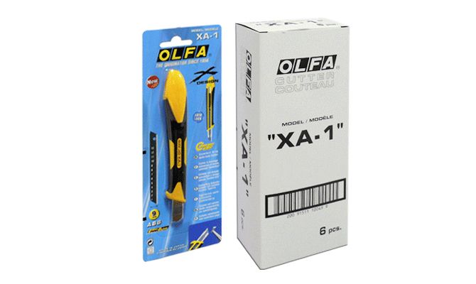 มีดคัตเตอร์OLFA# XA-1 (กล่อง6เล่ม)(ไม่รับคืน)